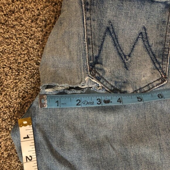 MOTHER Jeans Women's Size 25 Blue The Kick It Scenic Route Wash High Waisted - Picture 9 of 11